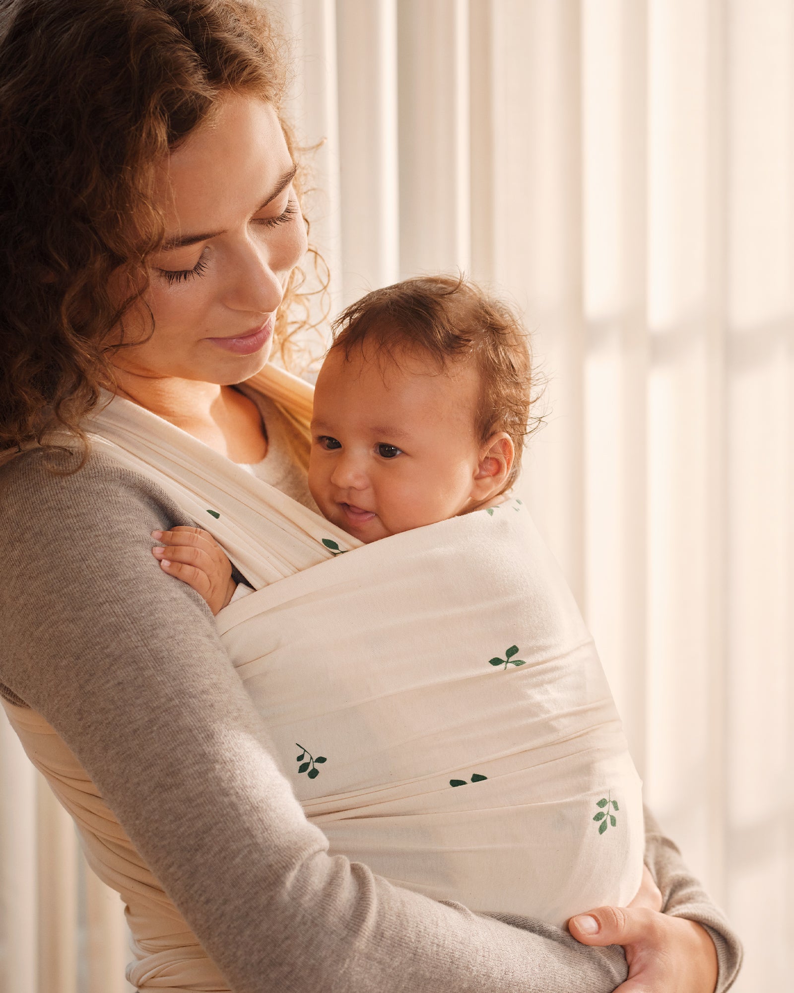 Baby Wraaapper Baby Wrap for Newborns in Organic Cotton | Moonboon